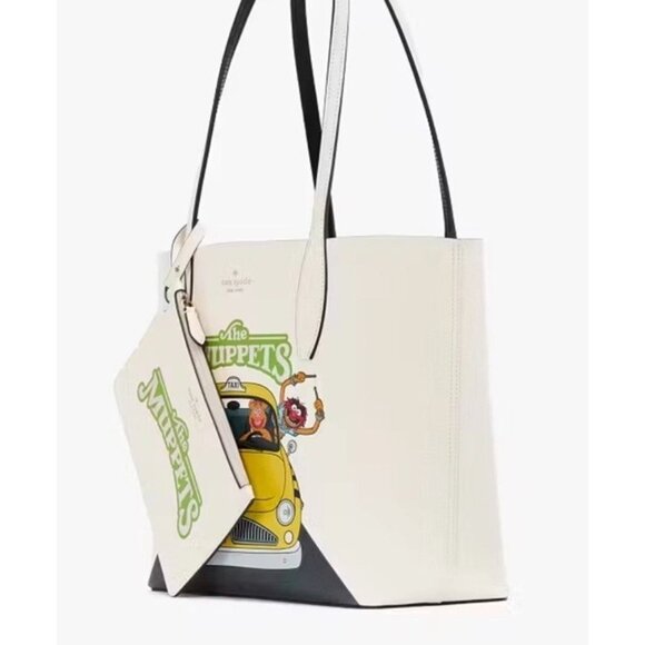 Kate Spade Disney X Kate Spade Muppets Med Tote + Bilfold Wallet With Dust Bag - Picture 2 of 8